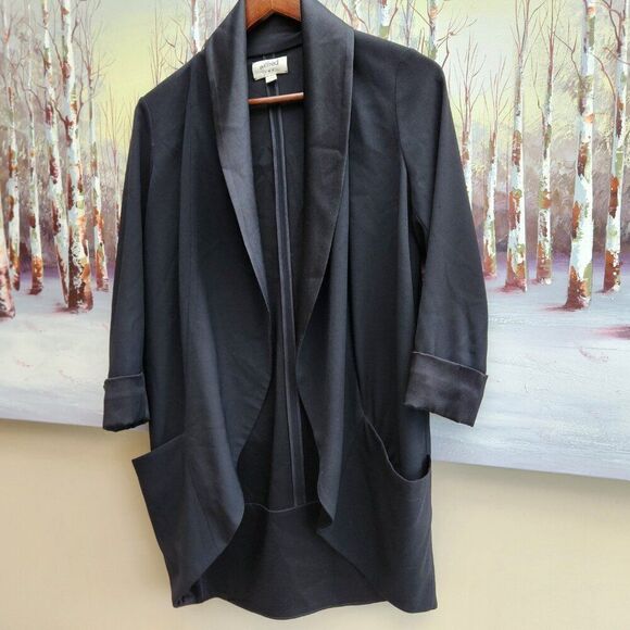 Aritzia Wilfred black Chevalier blazer jacket / 2 - Picture 3 of 6
